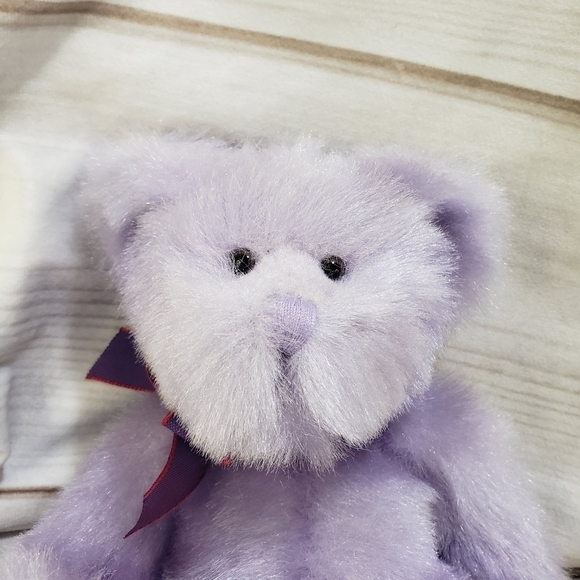 Russ Teddy Bear Aphrodite Purple Love Foot Fuzzy 10 Inch 4968 - Picture 2 of 10